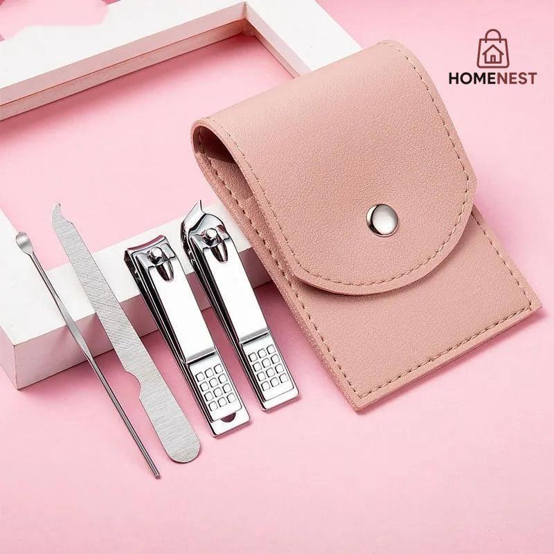 Stainless Steel Nail Clipper Cutter Set 4Pcs Set