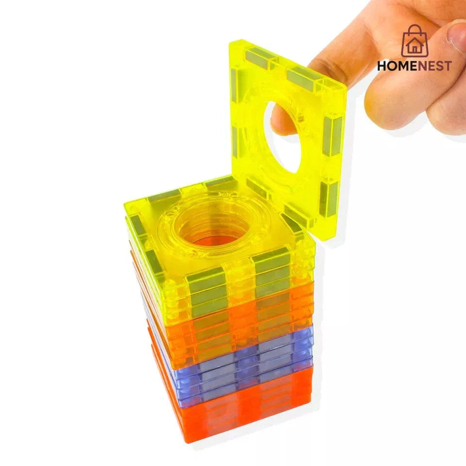 75 Pcs 3D Light Magnetic Tile Blocks