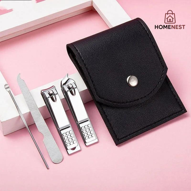 Stainless Steel Nail Clipper Cutter Set 4Pcs Set