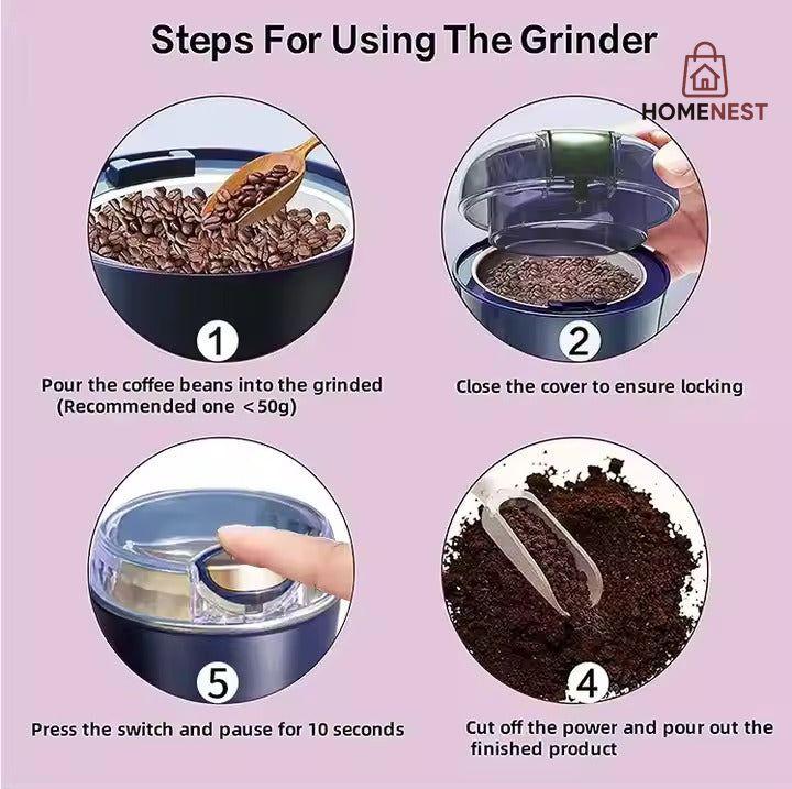 Portable grinder for Coffee and Spices