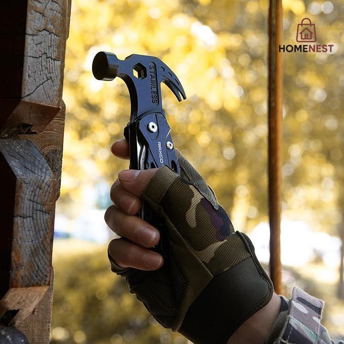 15 in 1 Multifunction Claw Hammer and Plier, Screw drivers, knives, Perfect of Everyday use.