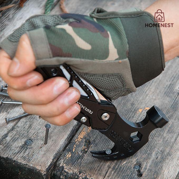 15 in 1 Multifunction Claw Hammer and Plier, Screw drivers, knives, Perfect of Everyday use.