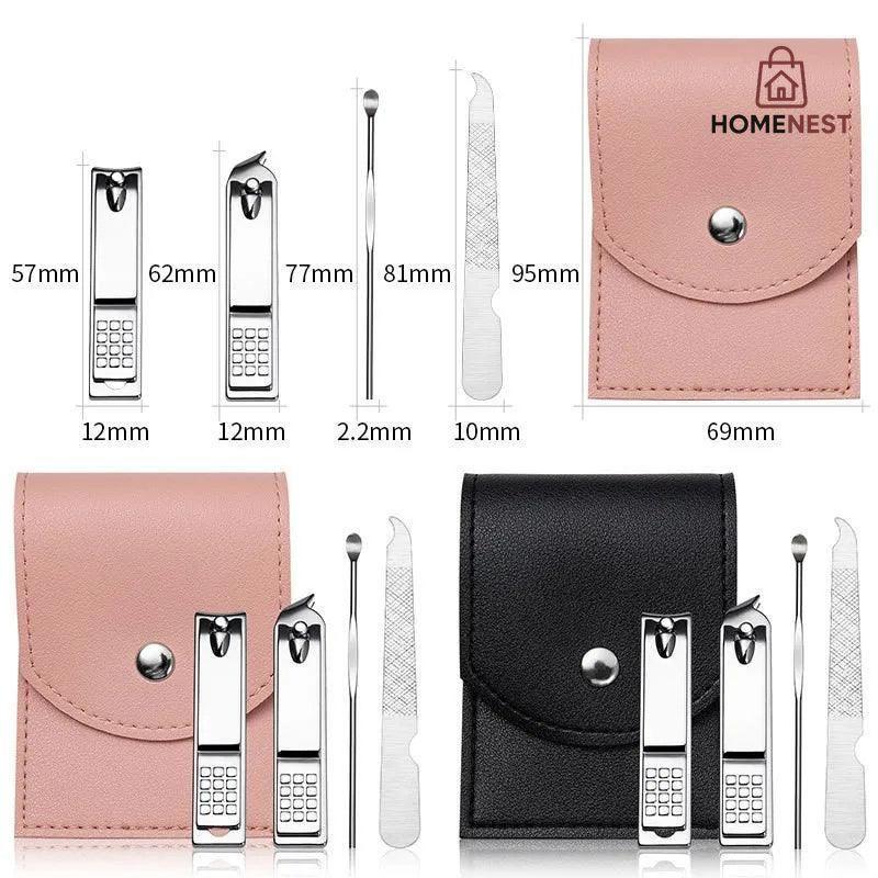 Stainless Steel Nail Clipper Cutter Set 4Pcs Set