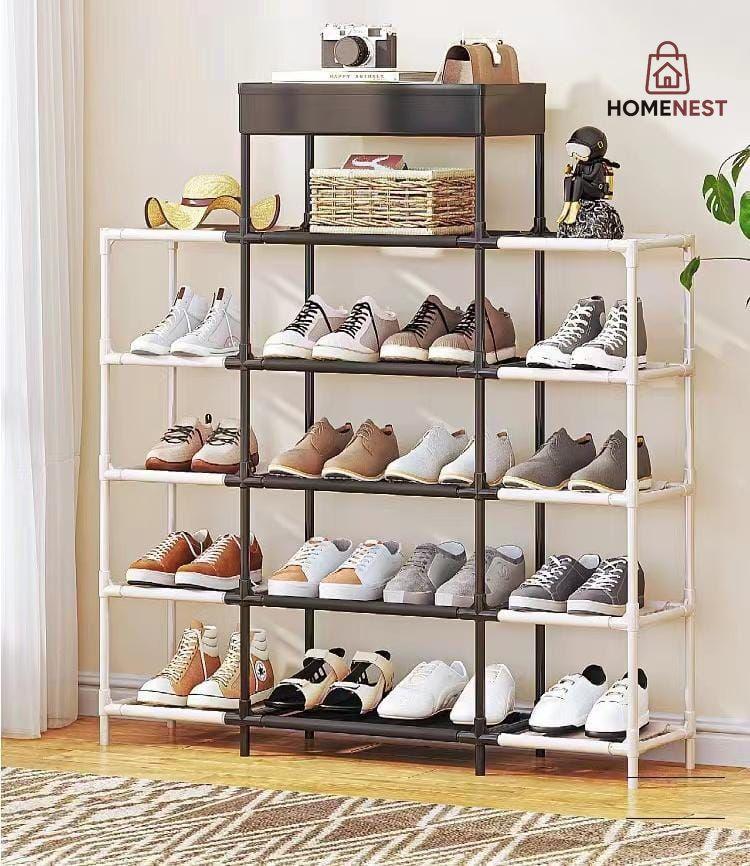 Double Row Shoe Rack