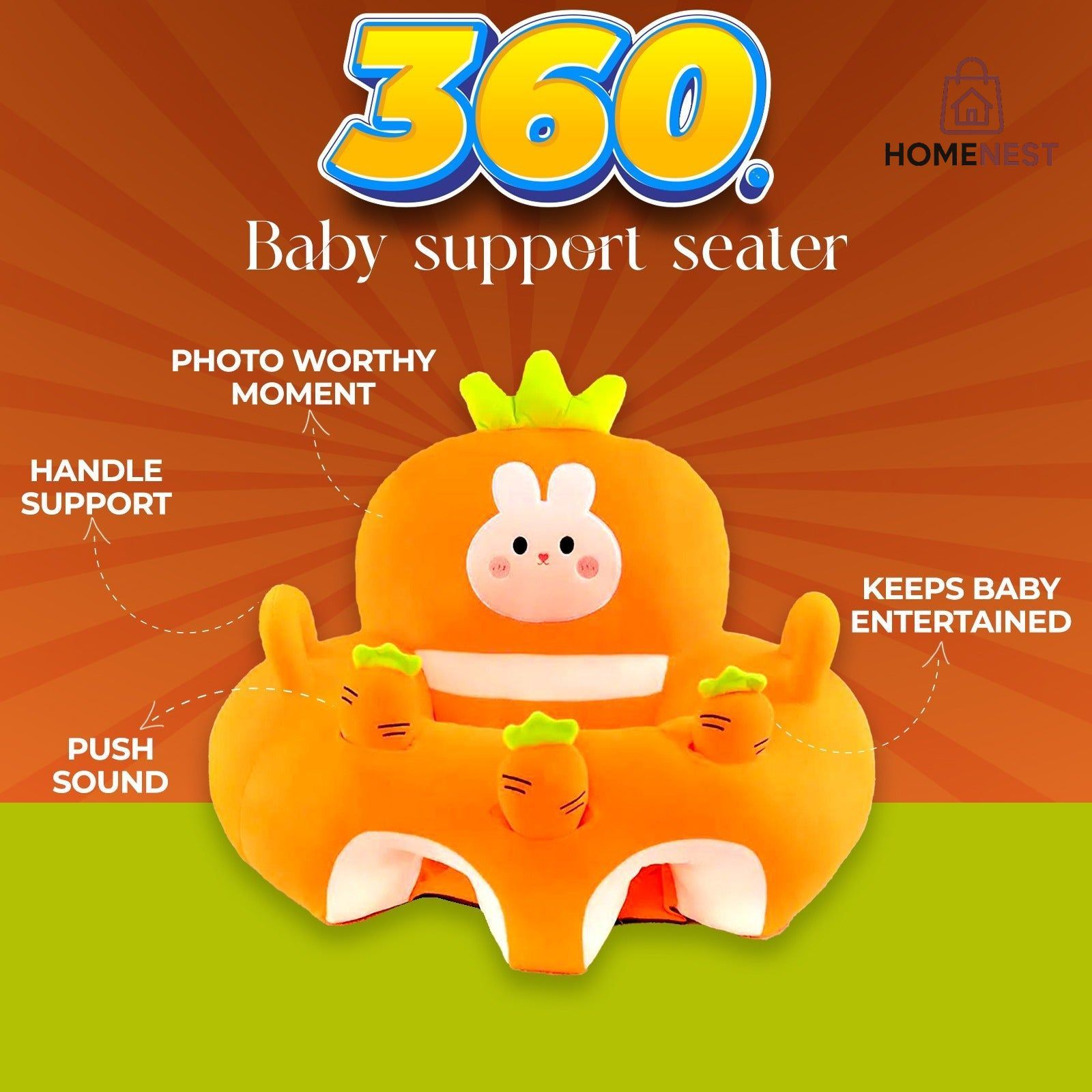 Baby Plush Sofa Floor Seat