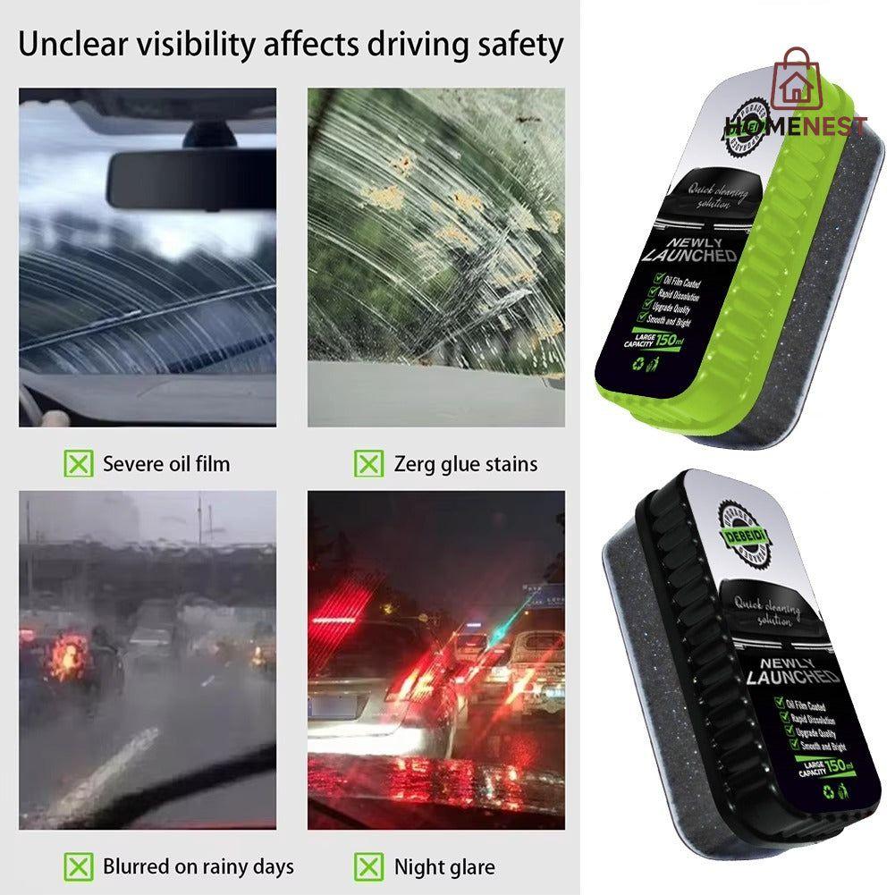 Car Glass Oil Film Removing Cleaner Glass Polish Cleaner