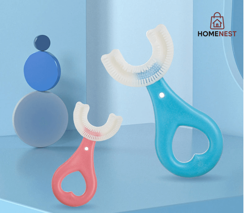 Pack of 2U Shaped Toothbrush for Children