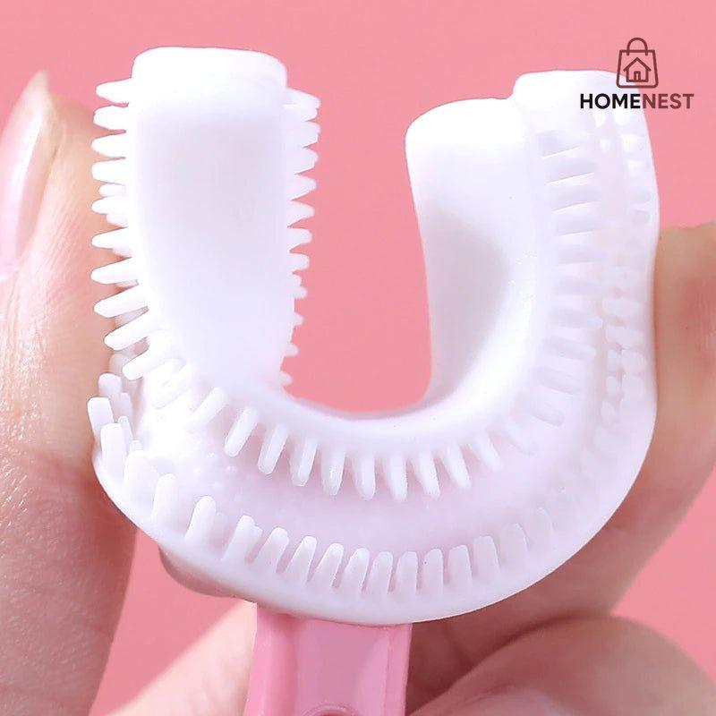 Pack of 2U Shaped Toothbrush for Children