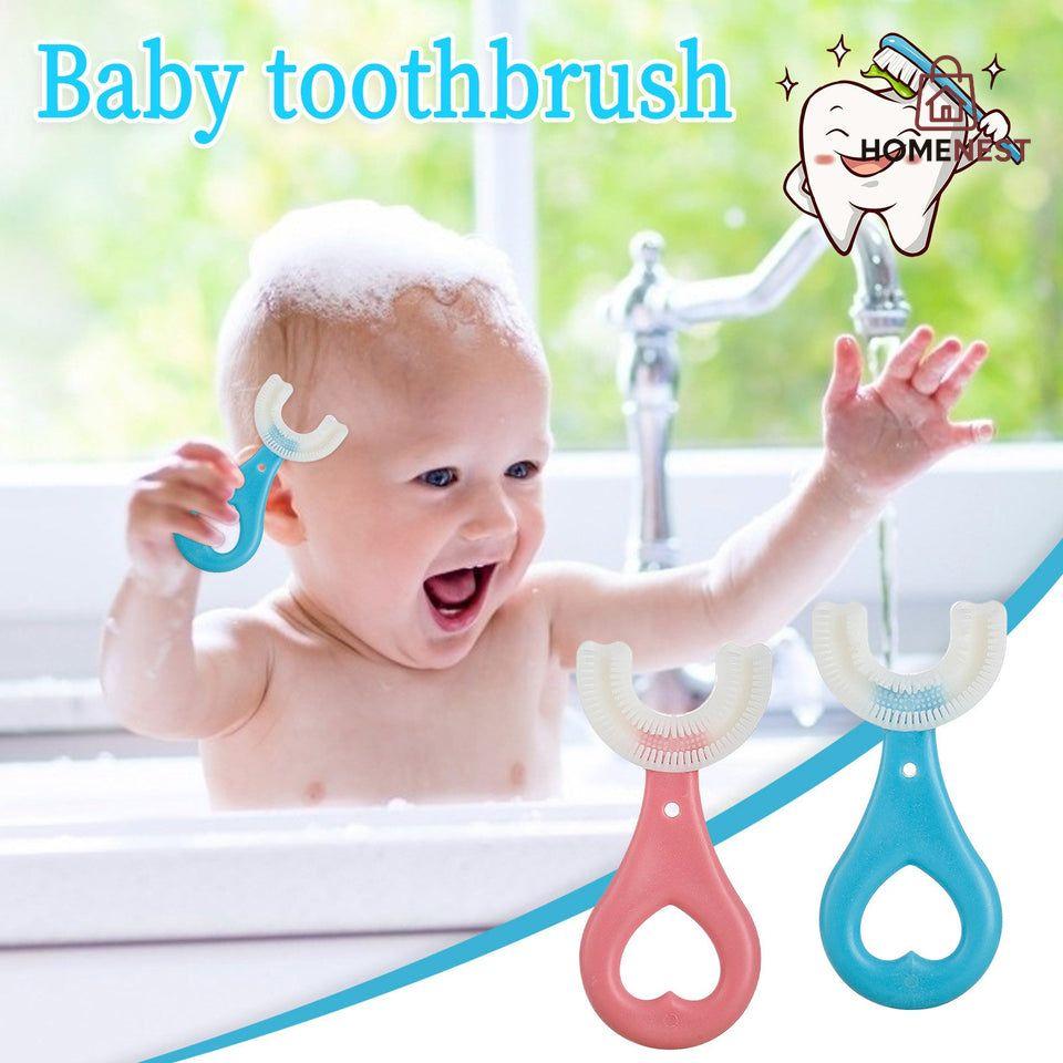 Pack of 2U Shaped Toothbrush for Children