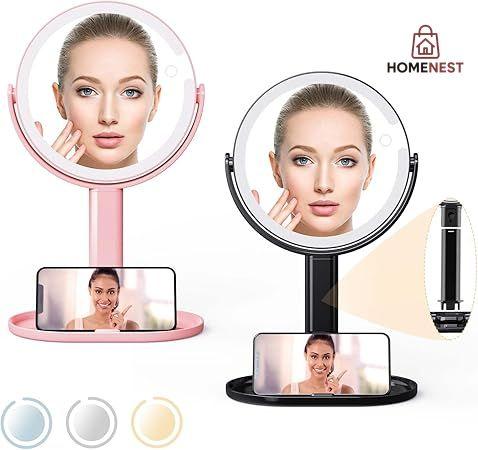 Makeup Mirror With LED Vanity Light