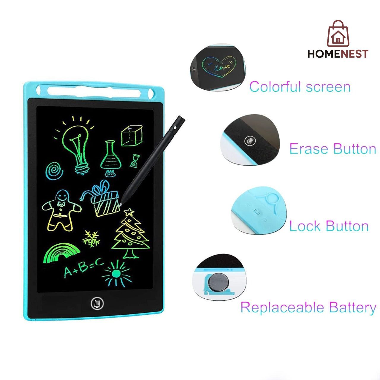 Multi Colors – LCD Writing Tablet 8.5 Inches