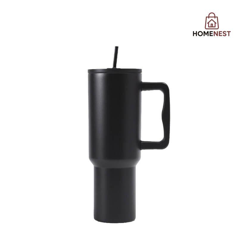 40OZ INSULATED STAINLESS STEEL TUMBLER - BLACKL