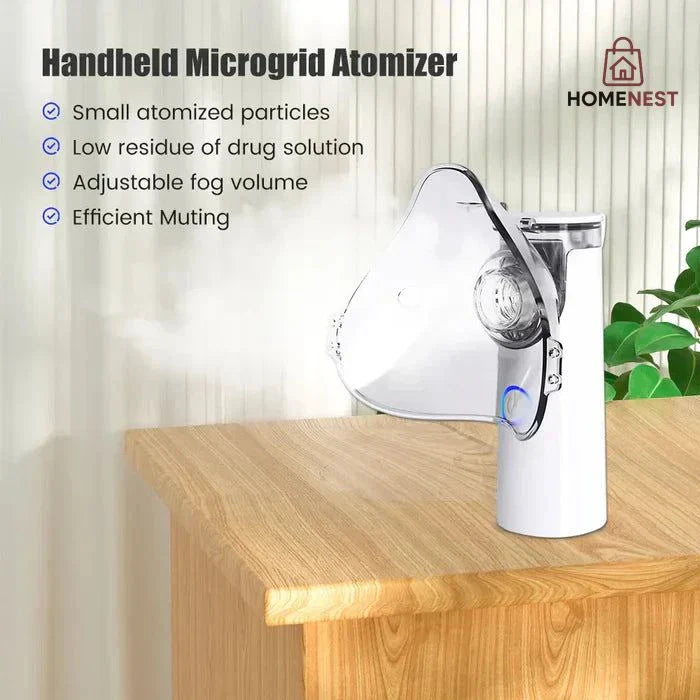 Portable Nebulizer - Nebulizer Machine for Adults and Kids, Mesh Nebulizer for Breathing Problems, Handheld Nebulizer