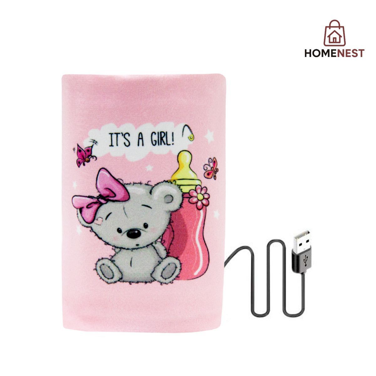 Portable USB Baby Bottle Warmer Material Anti-Wrinkle And Durable