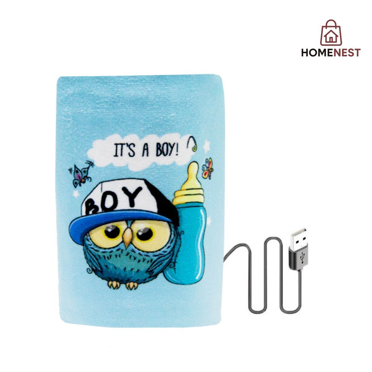 Portable USB Baby Bottle Warmer Material Anti-Wrinkle And Durable