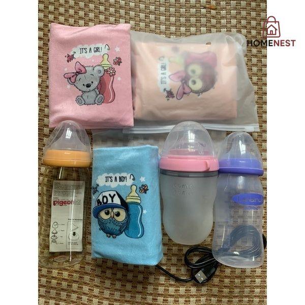 Portable USB Baby Bottle Warmer Material Anti-Wrinkle And Durable