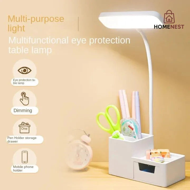 USB Rechargeable Table Lamp for Learning