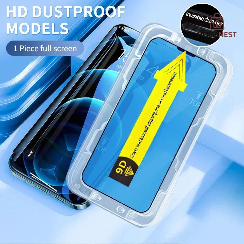 iPhone Glass Screen Protector With Applying kit