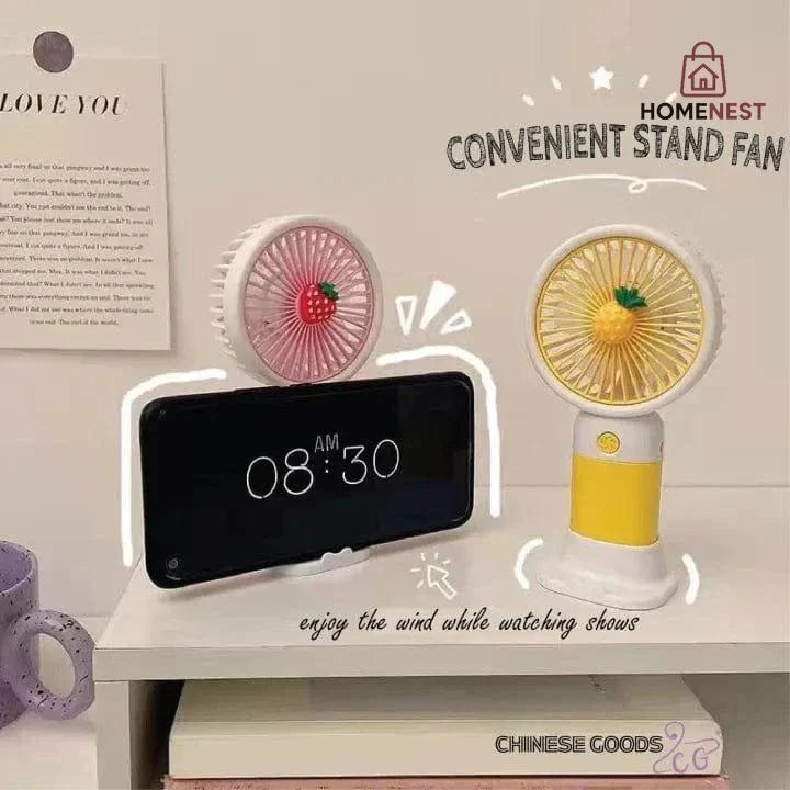 Summer Fruity Mini Handheld  - Portable Fan