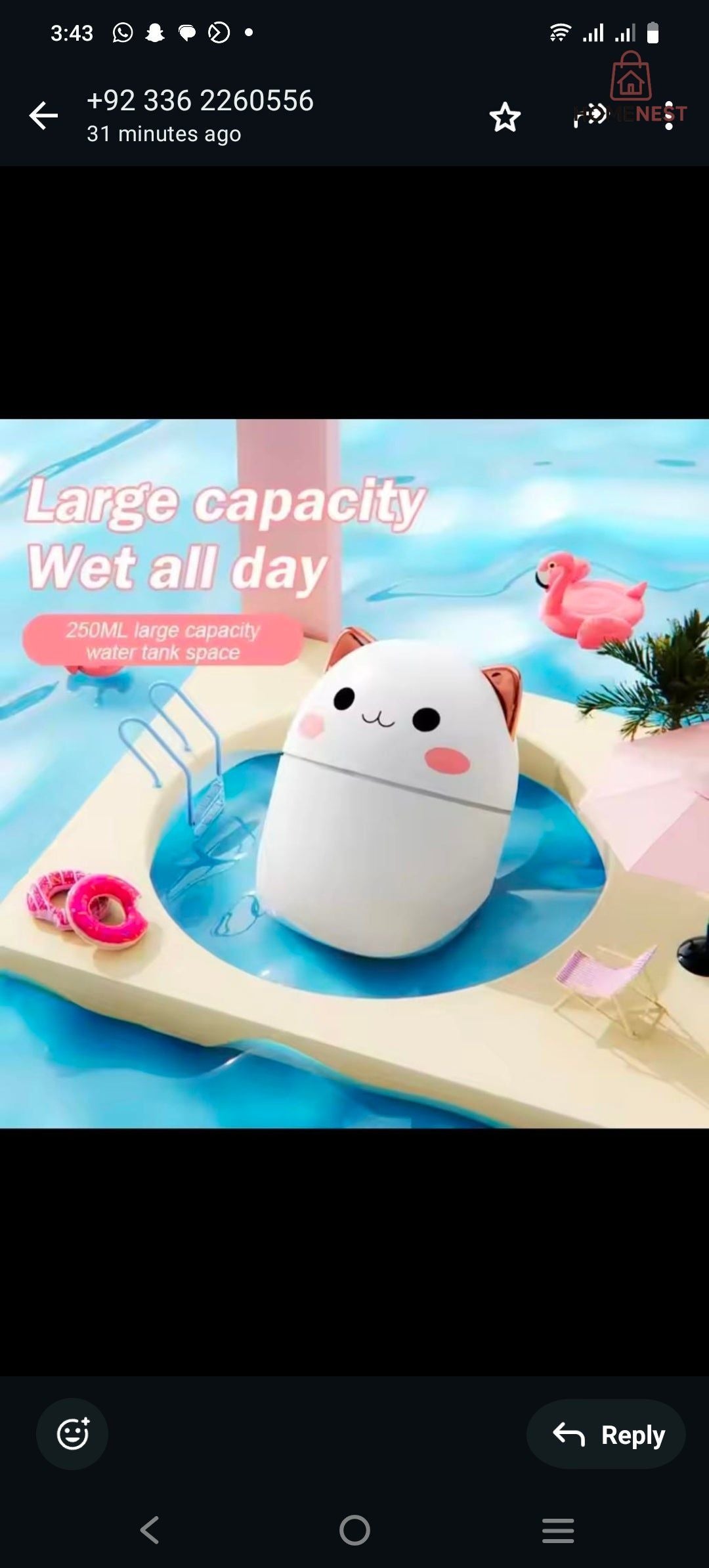 Catty humidifier