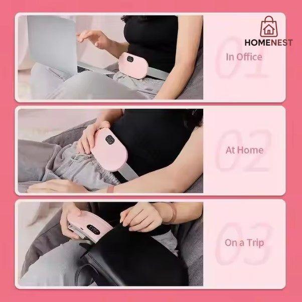 Pain Relief Menstrual Heating Pad Massager