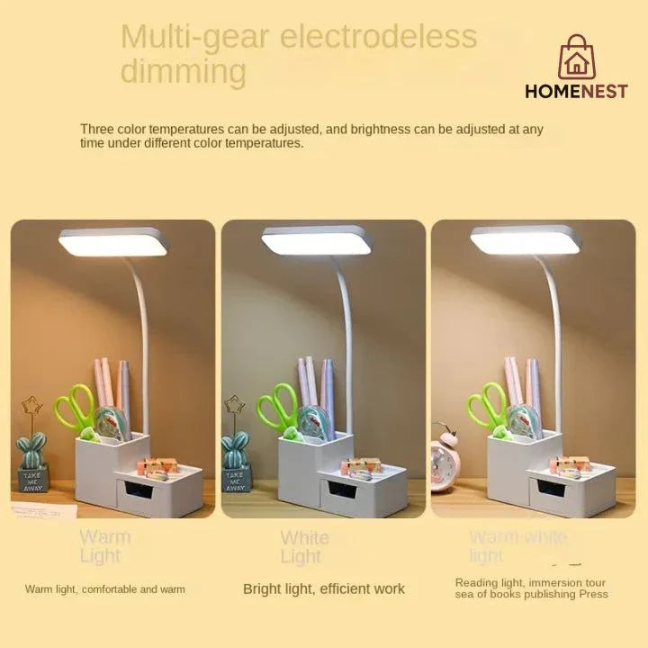 USB Rechargeable Table Lamp for Learning