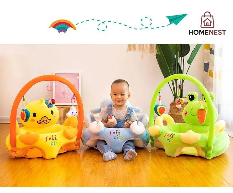 ANIMALS FACES SEAT WITH TOY BAR