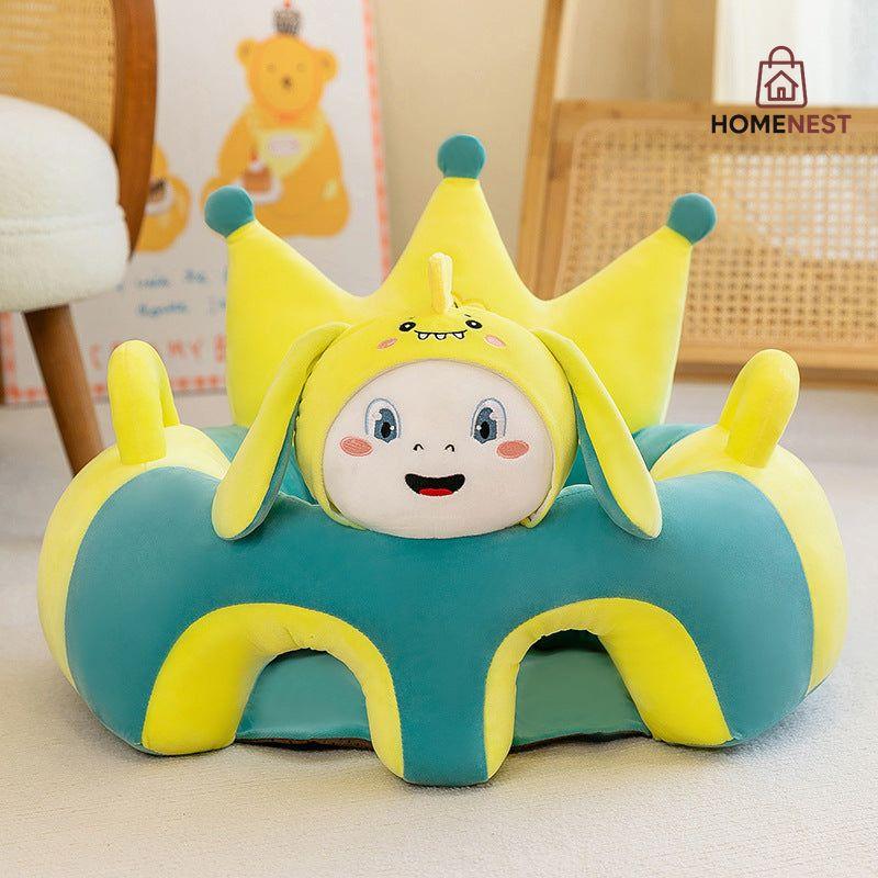 Soft And Comfy Baby Crown Sofa Floor Seats