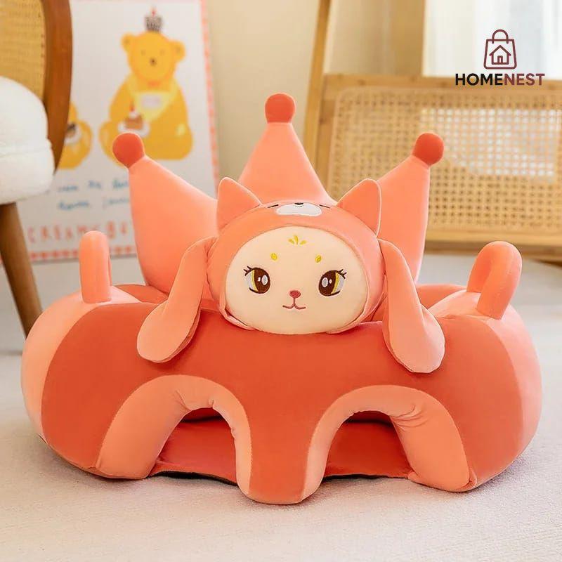 Soft And Comfy Baby Crown Sofa Floor Seats