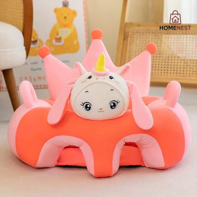 Soft And Comfy Baby Crown Sofa Floor Seats