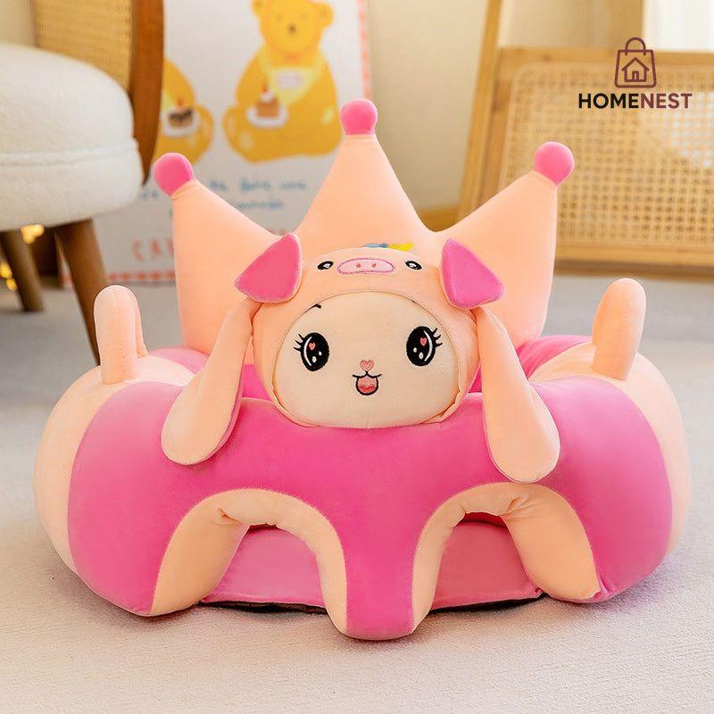 Soft And Comfy Baby Crown Sofa Floor Seats