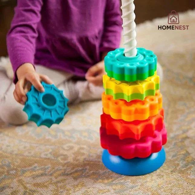 Spin Gear Again Rainbow Tower – 6 stages