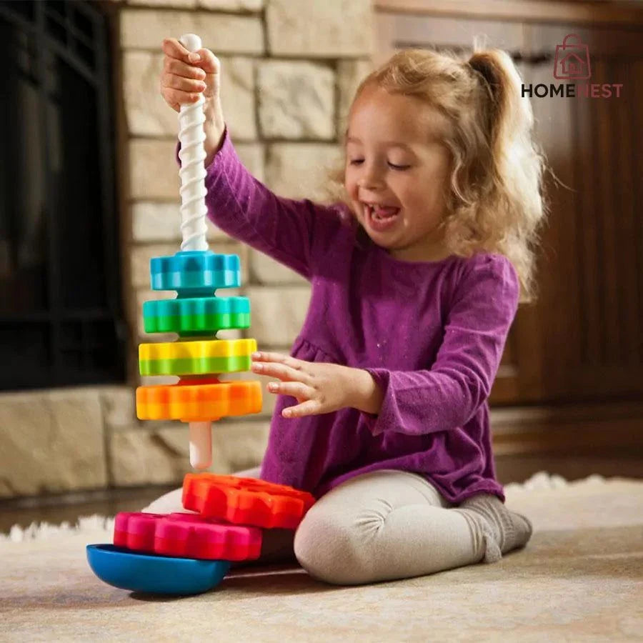 Spin Gear Again Rainbow Tower – 6 stages