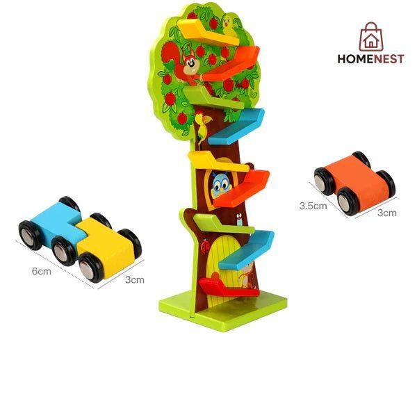 Squirrel Taxiway Wooden Race Track
