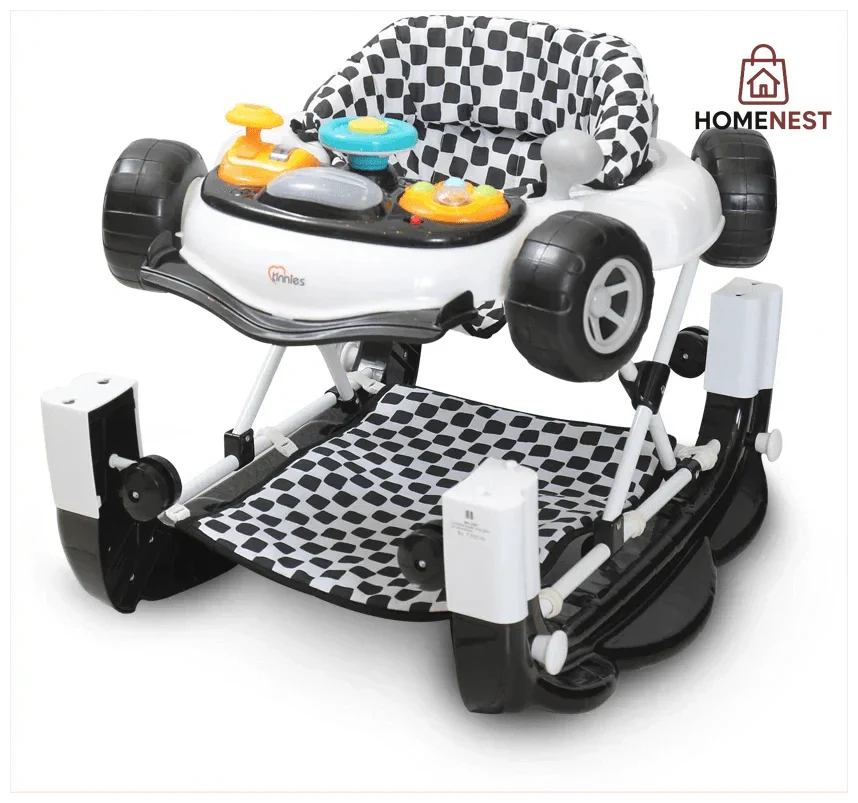 Tinnies Baby Walker W/ Rocking - Black - BG-1207