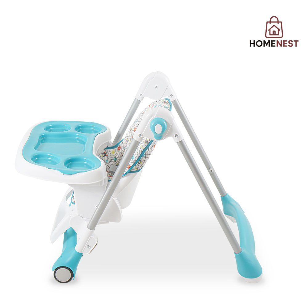 Tinnies Baby Adjustable High Chair - Blue Planet - T029