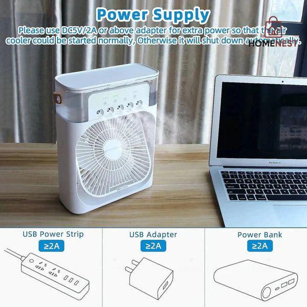 Mist Fan Mini Air Cooler