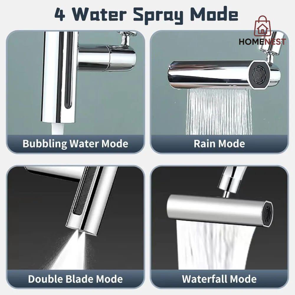 ROTATING WATER FAUCET