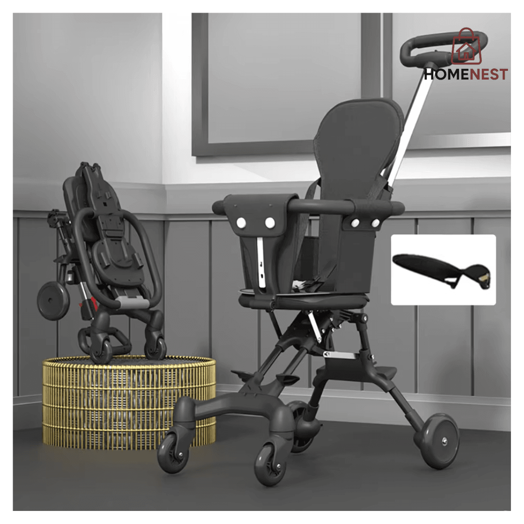 Lightweight Baby Stroller — Easy Fold & Perfect for Travel!