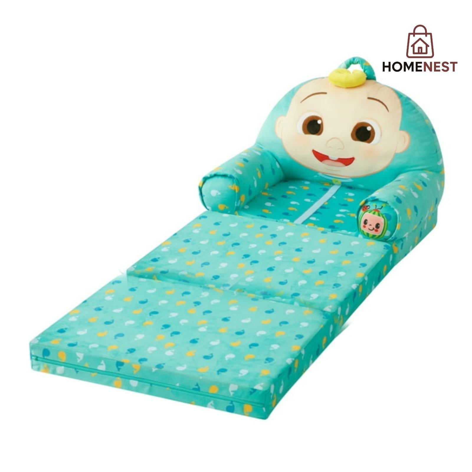 4 layers Kids Folding Sofa Cum Bed Cocomelon-JJ Character