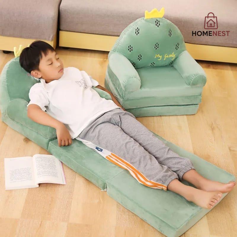 Foldable Kids Sofa Chair & Bed