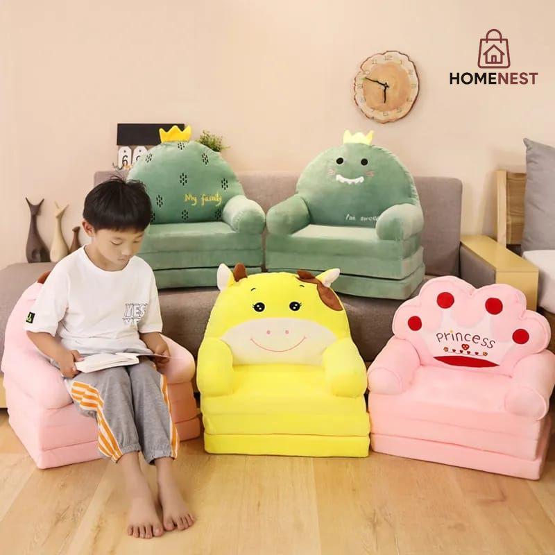 Foldable Kids Sofa Chair & Bed