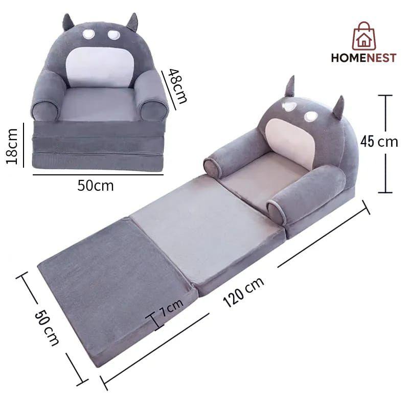 Foldable Kids Sofa Chair & Bed