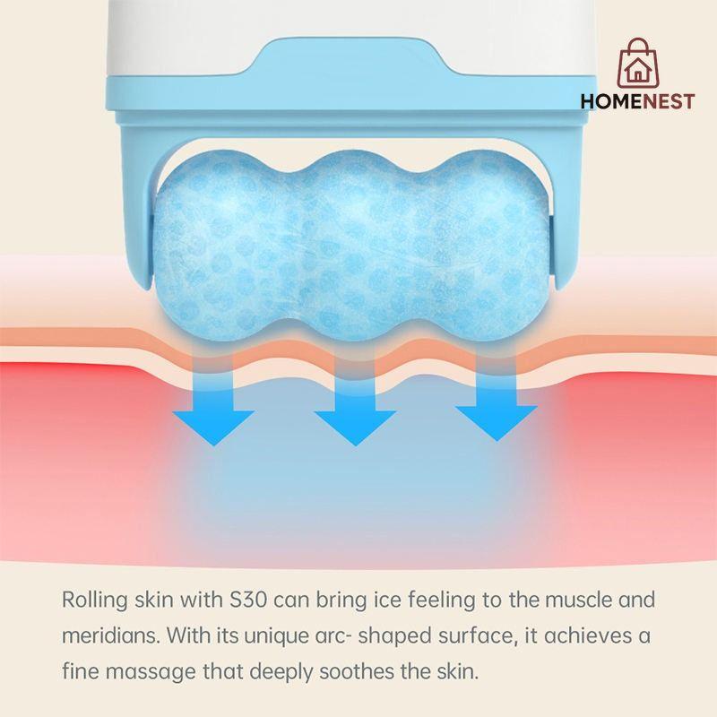 Anti-aging Skin Care Dual Ice Roller For Face Tighten Ice Face Roller
