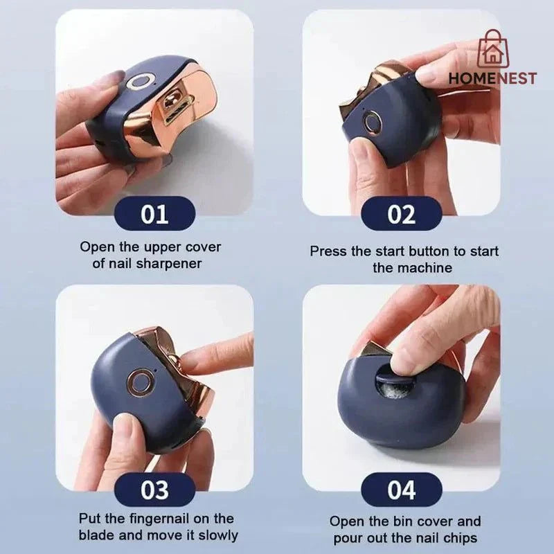 Portable Mini Electric Nail Clipper