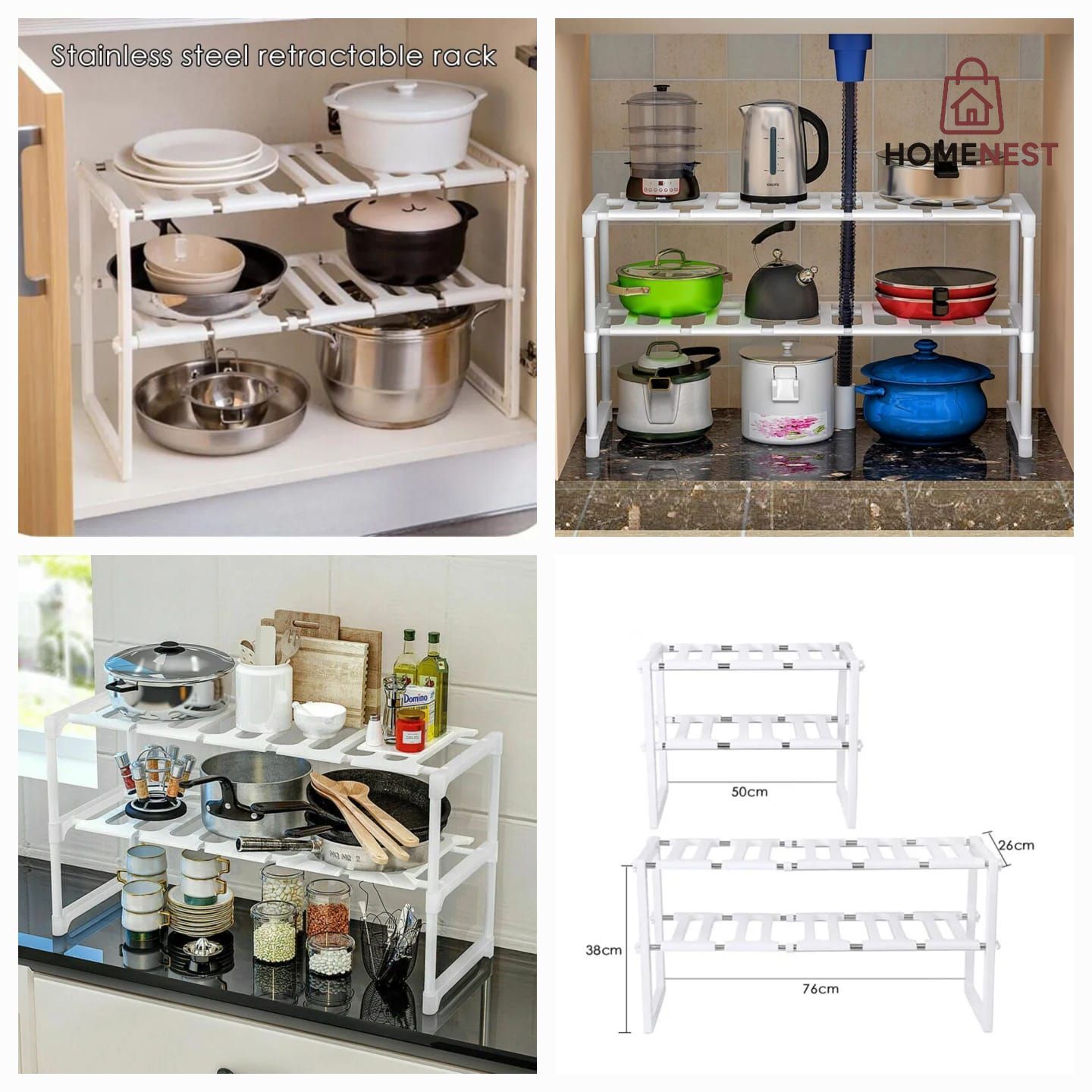 Adjustable Under Sink Organizer
