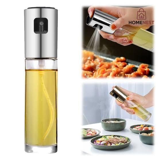 Versatile Glass Oil Sprayer for Cooking, Transparent Oil Spray Bottle for Cooking, Baking, Roasting, Grilling,Salad