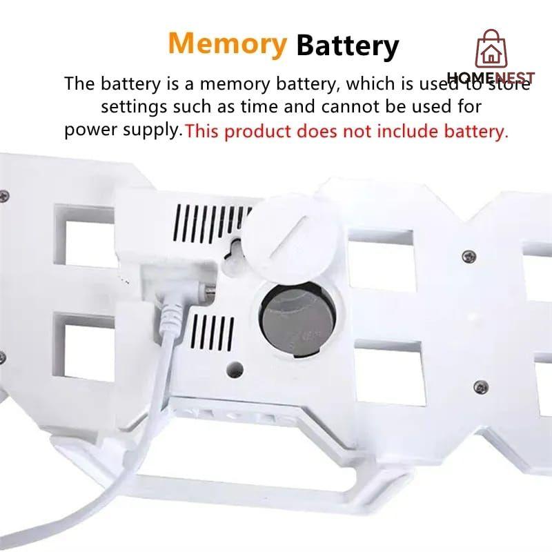 3D LED Digital Alarm Cloc