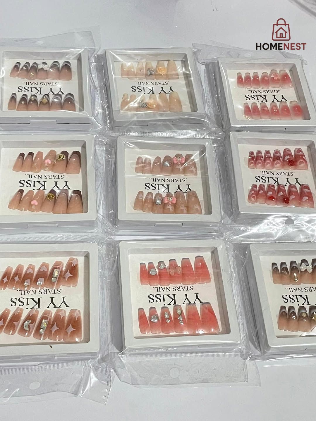 YY Kiss Stars Nails Artificial Beauty Nails 🤩