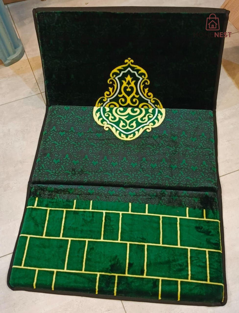 Folding prayer mat With BackRest